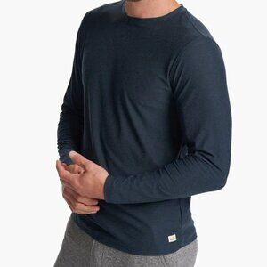 Vuori Men's Long Sleeve Strato Tech Top Blue Sz M